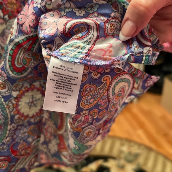 Talbots, Size Petite S print blouse - Picture 4 of 4